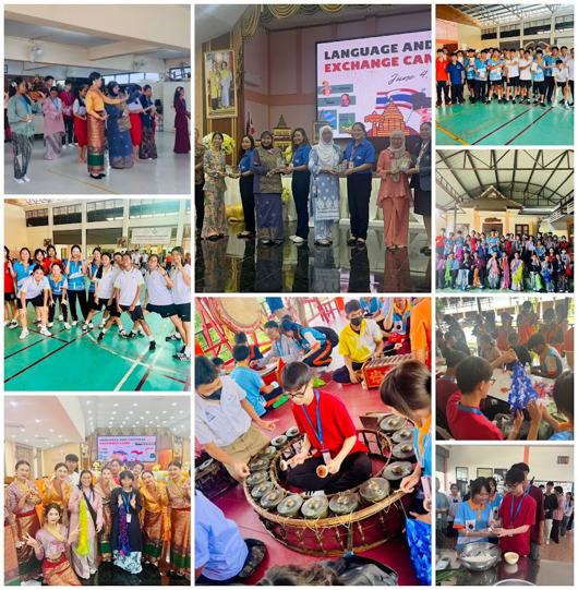 Sec 3 students visiting Chiang Mai and the partner school