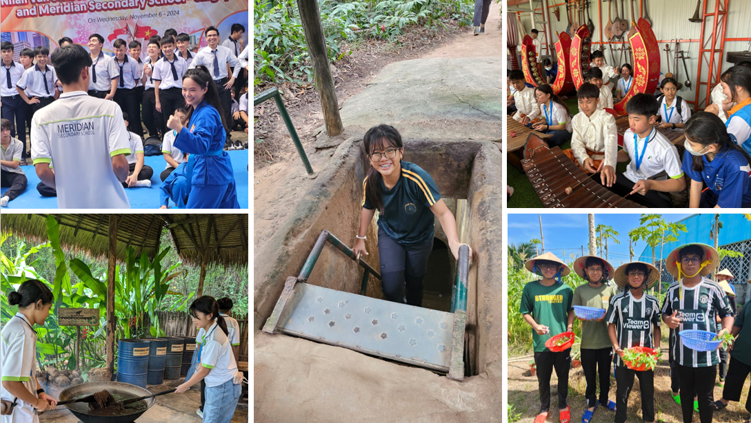 Sec 3 students visiting Ho Chi Minh and the partner school